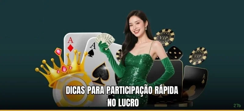 Imagem promocional do cassino online da 27b mostrando jogos ao vivo